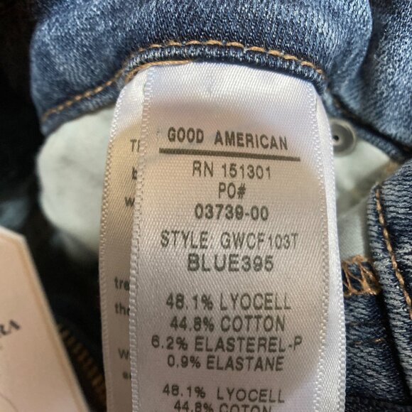 Good American Women's High-Waisted Crop Skinny Jeans, size 18 - Picture 5 of 12
